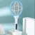Electric Mosquito Swatter Lithium Battery Household Safety Strong Swatter with Light Solar USB Rechargeable Super Strong Exterminate Mosquito