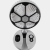 Football Folding Fan USB Rechargeable Retractable Little Fan Portable Outdoor Travel Home Night Light Desktop Fan