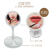 Folding Makeup Mirror LED Light Makeup Mirror Portable Double-Sided Zoom Fill Light Mirror Rechargeable Desktop Home