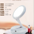 Folding Makeup Mirror LED Light Makeup Mirror Portable Double-Sided Zoom Fill Light Mirror Rechargeable 
