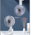 New Multi-Functional Clip Fan Desktop Wall Hanging Three-Gear Large Wind Handheld Portable Fan Factory Wholesale
