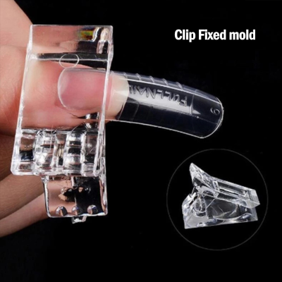 Cross-Border Spot Nail Crystal Nail Mold Fixing Clip Crystal Glue Clip Crystal Extension Glue Setting Clip