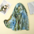 Oil Painting Series Art Scarf Summer Sunscreen Shawl Artificial Silk Scarf Satin Versatile Scarf 180 * 90cm