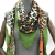  51”Large kerchief Women's Sun-Proof Shawl Scarf Beach Wrap leopard Printed Silk Feeling Square Scarf