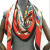 51”Large kerchief Women's Sun-Proof Shawl Scarf Beach Wrap Fashion Pattern Printed Silk Feeling Square Scarf