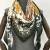 51”Silk Feeling Square Scarf Large kerchief Women's Sun-Proof Shawl Scarf Beach Wrap leopard Printed Scarf