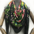 51"Women Square Scarf Summer Lightweight Beach Wrap Shawl Scarf Fashion floral Printed Silk Feeling Scarf