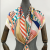 Large Kerchief Ethnic Print All-Match Large Silk Scarf Satin Scarf Travel Sun Protection Beach Towel Shawl