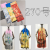 70"X 35" Art Painting Printed Women Scarf Lightweight Shawl Polyester Silk Feeling Hair Wrapping Scarfs