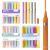 New Semi-Sugar Fluorescent Pen Students Use Large Capacity Color Journal Pen Fluorescent Marker Marking Pen Key Points