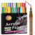 Acrylic Brush Marker Pen Marker Pen Marking Pen 36 Color Set DIY Water-Based Morandi Valve Acrylic Brush