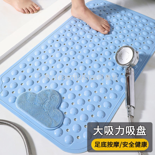 qiansi new massage mat bathroom non-slip mat bath shower suction cup toilet anti-fall foot mat bathtub