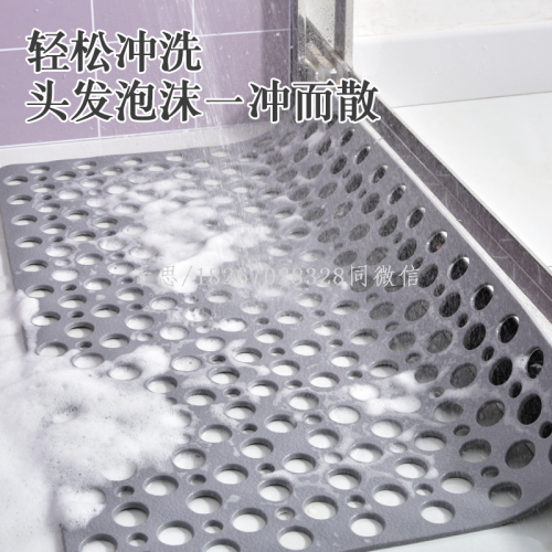 Qiansi Bathroom Non-Slip Mat Bathroom Mat Shower Room Hotel Bathtub Toilet Bath Mat Hollow out 