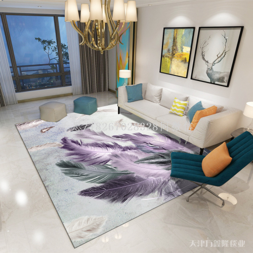 Qiansi Spot Factory Home Living Room Carpet Bedroom Bedside Full of Office Tea Table Carpet Home Door Mat