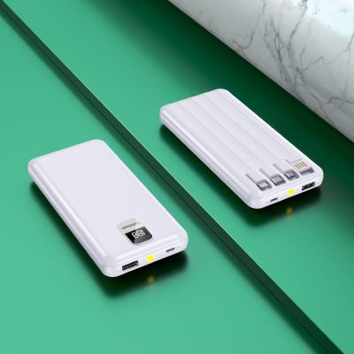 Mini Comes with Four Lines Power Bank, 10000 MA,