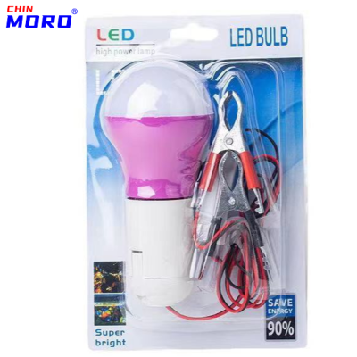 Led Lamp 12V Power Supply Dc Bulb 5W Dc Light with Wire Clip