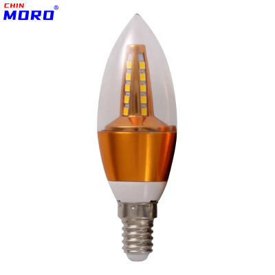 Led Tip Bubble Energy-Saving Lamp E27 Household Living Room Bedroom Bulb Commercial Lighting Golden Energy-Saving Lamp