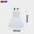 Led the Lamp Cup Plastic Wrapping Aluminum Lamp Cup
