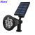 Solar Garden Lamp Led Lawn Lamp 4 Beads and 7 Pearlescent Solar-Controlled Monochromatic Light-Emitting, RGB Light-Emitting