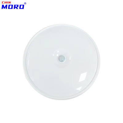 Ceiling Panel Light Infrared Induction round Corridor Human Body Microwave Radar Sound and Light Control Induction Ultra-Thin Three-Proof