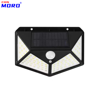LED Solar Wall Lamp Courtyard All Sides Luminous Solar Light Human Body Induction Waterproof Outdoor Light