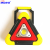 Usb Charging Solar Energy Triangle Lamp Searchlight Cob Red Light Warning Light Triangle Portable Car Tool Light