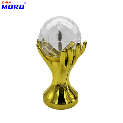 LED Stage Lights Colorful Rotating Magic Ball RGB Handball Cup Colored Lights Stage Decoration Self-Rotating Atmosphere Laser Light