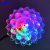 LED Stage Lights Lotus Lamp Colorful Rotating KTV Flash Lamp Stage Lights Light Non-Voice Controlled Household Crystal Magic Ball