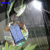 Solar Wall Lamp Household LED Light Human Body Induction Emergency Light Garden Lamp Outdoor Waterproof Clip Light