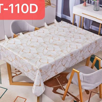 Tablecloth New Marbling High-End Quality, Waterproof and Oil-Proof Disposable PVC Tablecloth