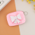 Square Cartoon Bow Coin Purse Multi-Color Cute Pendant Accessories Card Holder Fashion Mini Storage Bag Keychain