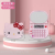 Cute Cartoon Hello Kitty Voice Calculator Multicolor, Large Crystal Solar Student Pronunciation Computer Candy Color