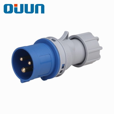 Industrial Plug 213 Waterproof Industrial Plug, Connector, Socket 16a 3-Core