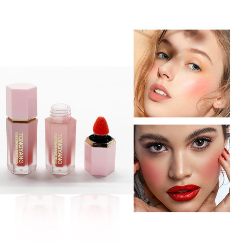 cross-border hot liquid blush long-lasting matte silky delicate rouge natural color cosmetics beauty make-up.