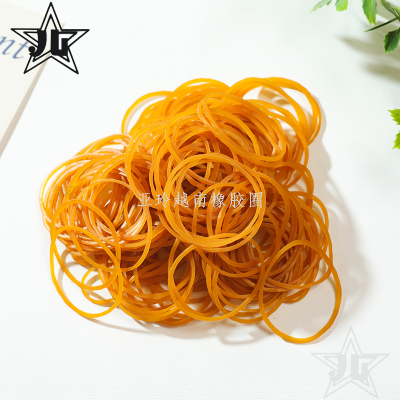 38 Natural High Elastic Transparent Yellow Spot Factory Direct Sales Rubber Band Rubber Band