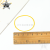 38*0.9 Transparent Yellow Rubber Band Rubber Ring Rubber Band Office Supplies Wholesale