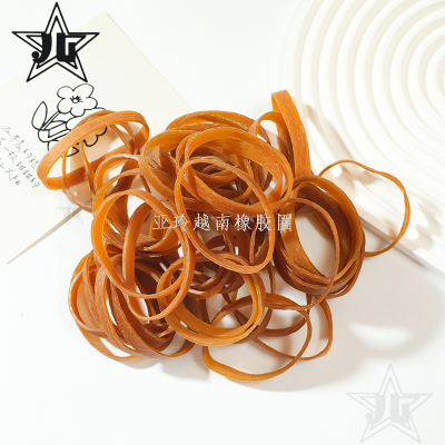 50*8 Natural Color Rubber Band Rubber Ring Environmental Protection High Elastic Elastic Band Rubber Band