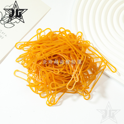 38 Transparent Yellow Office Stationery Flat Long Rubber Band Rubber Ring Elastic Band Rubber Band