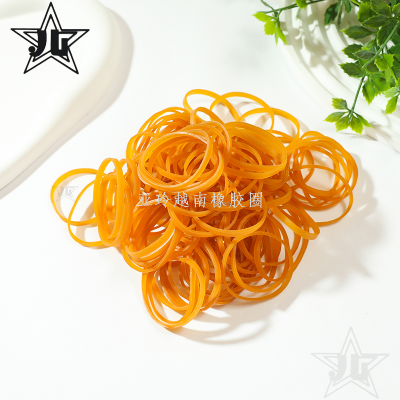 38*3 Transparent Yellow Rubber Band Rubber Ring Elastic Band Rubber Band Wholesale Widened