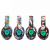 New Personalized National Fashion Graffiti Headset Bluetooth Headset Led Luminous Game Wireless Card Sports Earplug.