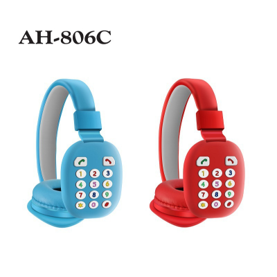 Ah-806c Cross-Border New Arrival Internet Celebrity Headset Private Model Simple Cute Rainbow Bluetooth Stereo Headset E-Commerce.