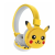 Factory Wholesale AH-806X Headset Cartoon Pikachu Image Simple Cute Bluetooth Stereo Headset