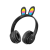 Arrival Cartoon Glowing Bluetooth Headphone Head-Mounted Rabbit Ears Mobile Phone Wireless Game Student Children Headset