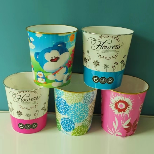 垃圾桶 家用批发无盖客厅厕所小号卫生间加厚纸篓塑料垃圾桶批发