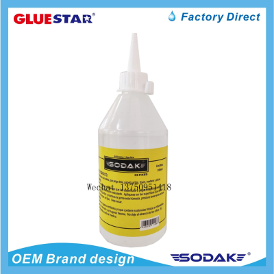 SoDak 30ml-500ml Alcohol Glue Children's Handmade Adhesive Transparent Alcohol Glue Soft Glue