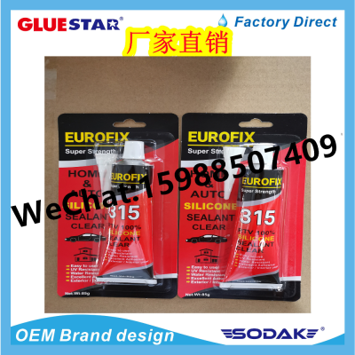 Eurofix Rtv 315 Silicone Sealant Car Windshield Glue Building Universal Glue