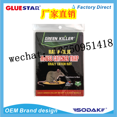 Mouse Trap Green Killer Mouse Rat Glue Mouse Rat Trap Strong Sticky Mouse Plate Thickened Foldable Sticky Mouse Sticker Mouse Catcher