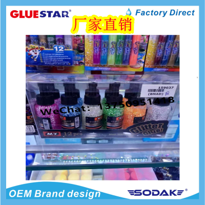 M.y Glitter Glue Color Toner Glue Graphic Art Glue Glitter Glue Diy Handmade Finish Crafts Glue