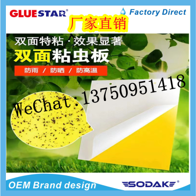Fly Killing Special Sticker Mosquito Killing Lamp Sticky Card Sticky Anti-Mosquito Paper Sticky Card Commercial Fly-Killing Lamp Sticky Fly Stickers 