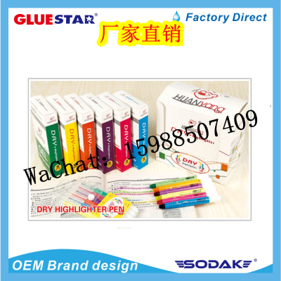 Huanyang Day Highliightet Fluorescent Pen Jelly Color Fluorescent Marker Color Marking Pen